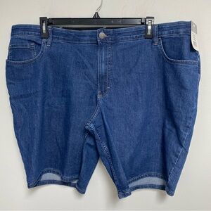 Lee Riders Women’s Plus Size 26 W indigo jeans shorts
